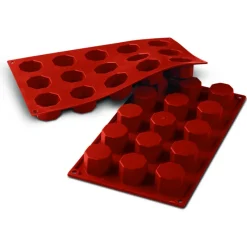 SILIKOMART Moule Silicone|Moule octogone souple professionnel en silicone 3,8 cm
