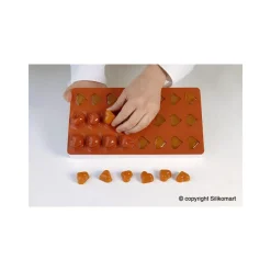 SILIKOMART Moule Silicone|Moule Pâte de Fruit Bonbon 24 empreintes 6ml Professional