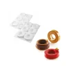 SILIKOMART Moule Silicone|Moules À Gâteaux|Moule Silicone 6 Anneaux Ring 79 ml Professional