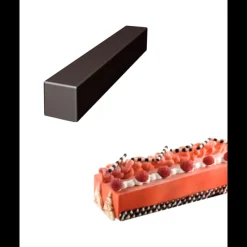 SILIKOMART Moule Silicone|Moule Silicone 4 Bûches Carrées 49,5 x 7 x h 7 cm 2401ml Professional