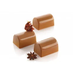 SILIKOMART Moule Silicone|Moules À Gâteaux|Moule Silicone 8 Bûchettes 7,5 cm x 5 cm Professional