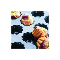 FLEXIPAN Moule Silicone|Moule Silicone 24 Brioches Cannelées 6,6 cm x H 2,4 cm