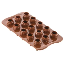 SILIKOMART Moules À Chocolat|Moule Silicone|Moule Silicone à Chocolat Mr & Mrs Brown Professional