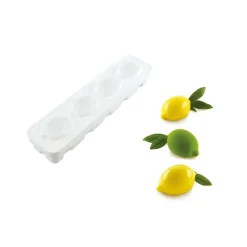 SILIKOMART Moule Silicone|Moules À Gâteaux|Moule Silicone 4 Citrons 120 ml Professional