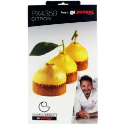 PAVONI Moule Silicone|Moules À Gâteaux|Moule Silicone 20 Citrons 65 ml Cédric Grolet