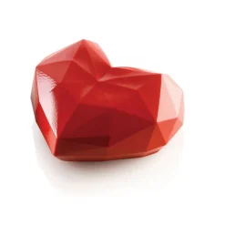 SILIKOMART Moule Silicone|Moule Silicone 6 Coeurs Origami 82,6 x 74 x h35 mm 110ml Professional