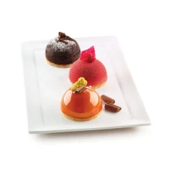 SILIKOMART Moule Silicone|Moules À Gâteaux|Moule Silicone 6 Demi-sphères 6 cm x H 3 cm