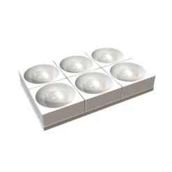 SILIKOMART Moule Silicone|Moules À Gâteaux|Moule Silicone 6 Demi-Sphères 18 x H 9 cm Professional