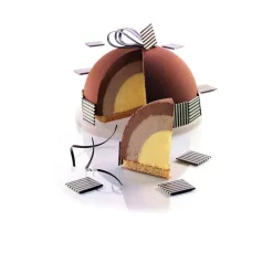 SILIKOMART Moule Silicone|Moules À Gâteaux|Moule Silicone 6 Demi-Sphères 18 x H 9 cm Professional