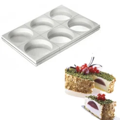 SILIKOMART Moule Silicone|Moule silicone 6 empreintes rondes Ø180 mm