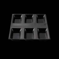 FLEXIPAN DEMARLE Moule Anti-adhésif|Moule Silicone|Moule Silicone 6 Financiers 8,5 x 4,5 cm