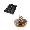 SILIKOMART Moule Silicone|Moules À Gâteaux|Moule Silicone 12 Fonds de Tarte Biscuit Ø12 x 2,2 cm 120ml Professional