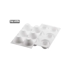 SILIKOMART Moule Silicone|Moules À Gâteaux|Moule Silicone 6 Fragrances 115 ml Professional