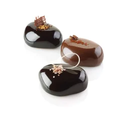 SILIKOMART Moule Silicone|Moule Silicone 6 Galets 8,7 x 6,3 cm 110ml Professional