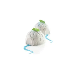 SILIKOMART Moule Silicone|Moules À Gâteaux|Moule Silicone 6 Igloos Professional