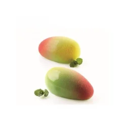 SILIKOMART Moule Silicone|Moules À Gâteaux|Moule Silicone 6 Mangues 9,3 x 5,7 cm 130ml Professional