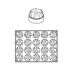 PAVONI Moule Silicone|Moules À Gâteaux|Moule Silicone 20 Marrons 65 ml Cédric Grolet