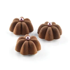 SILIKOMART Moule Silicone|Moule Silicone 77 Mini Charlottes Ø3,5 x H1,5 cm 8,5ml Professional