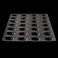 FLEXIPAN DEMARLE Moule Anti-adhésif|Moule Silicone|Moule Silicone 28 Mini Madeleines 5,5 x 3,5 cm