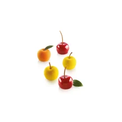 SILIKOMART Moule Silicone|Moules À Gâteaux|Moule Silicone 15 Mini Pommes Ø39 x h30 mm 30ml Professional