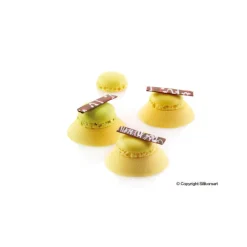 SILIKOMART Moule Silicone|Moules À Gâteaux|Moule Silicone 60 Mini Tartelettes Ø4,4 x 1 cm 10ml Professional