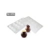 SILIKOMART Moule Silicone|Moules À Gâteaux|Moule Silicone 15 Mini Truffes Ø 3,2 cm Professional
