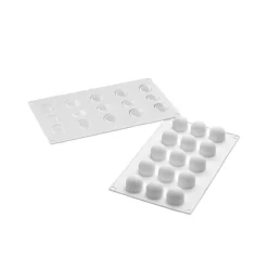 SILIKOMART Moule Silicone|Moules À Gâteaux|Moule Silicone 15 Mini Truffes Ø 3,2 cm Professional