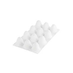 SILIKOMART Moule Silicone|Moules À Gâteaux|Moule Silicone 12 Oeufs Ø 3,4 cm x H 4,7 cm Professional
