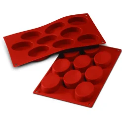 SILIKOMART Moule Silicone|Moule Silicone 9 Ovales 7 x 5 cm