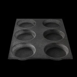 FLEXIPAN DEMARLE Moule Anti-adhésif|Moule Silicone|Moule Silicone 6 Pains Ronds Ø 10,5 cm