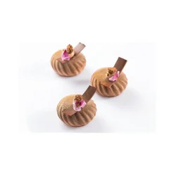 SILIKOMART Moule Silicone|Moule Silicone 6 Palets Vrillés Samouraï 110ml Professional