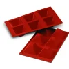 SILIKOMART Moule Silicone|Moule Silicone 6 Pyramides 7,1 cm x H 4 cm