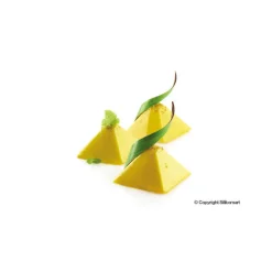 SILIKOMART Moule Silicone|Moule Silicone 35 Pyramides 6,5 x 6,5 x 3,5 cm 61ml Professional