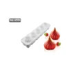 SILIKOMART Moule Silicone|Moules À Gâteaux|Moule Silicone 5 Sphères Torsadées Russian Tale 125ml Professional