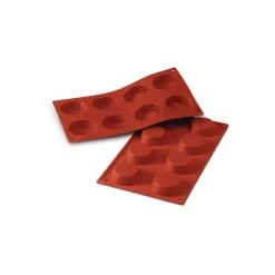 SILIKOMART Moule Silicone|Moules À Gâteaux|Moule Silicone 8 Tartelettes 6 cm x H 1,7 cm