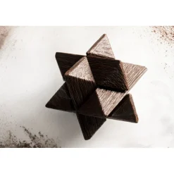 SILIKOMART Moules À Chocolat|Moule Silicone|Moule Silicone 2 Étoiles Star Game 7,5 x 7,5 cm Professional