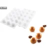 SILIKOMART Moule Silicone|Moules À Gâteaux|Moule Silicone 15 Truffes Ø 4,2 cm Professional