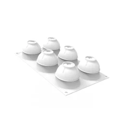 SILIKOMART Moule Silicone|Moule Silicone Atome Ø 6,3 x H 5,5 cm (x6)