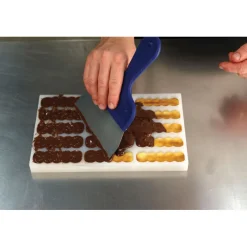 PAVONI Moules À Chocolat|Moule Silicone|Moule Silicone Barre Ondulée Snack 9 x 3 cm x H 1,9 cm (x15)