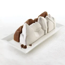 SILIKOMART Moule Silicone|Moules À Gâteaux|Moule Silicone Bûche Artic 25 x 9,2 x H 8,7 cm