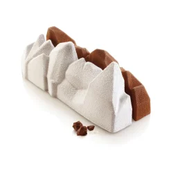 SILIKOMART Moule Silicone|Moules À Gâteaux|Moule Silicone Bûche Artic 25 x 9,2 x H 8,7 cm