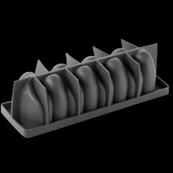 PAVONI Moule Silicone|Moules À Gâteaux|Moule Silicone Bûche Canyon 25 x 8,5 cm x H 8 cm