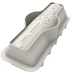 SILIKOMART Moule Silicone|Moules À Gâteaux|Moule Silicone Bûche Flocon 25 x 8,1 x H 5,8 cm