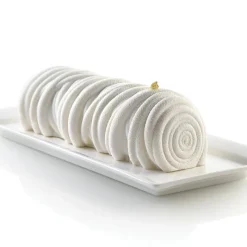 SILIKOMART Moule Silicone|Moules À Gâteaux|Moule Silicone Bûche Lana 24,5 x 9,5 x H 7,7 cm