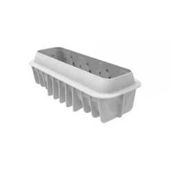 SILIKOMART Moule Silicone|Moules À Gâteaux|Moule Silicone Bûche Snowy Ø 19,5 x H 6,3 cm