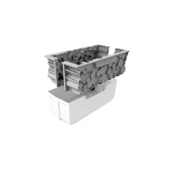 SILIKOMART Moule Silicone|Moules À Gâteaux|Moule Silicone Bûche Woody 22 x 9 cm Professional