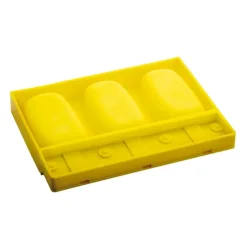 PAVONI Moule Silicone|Moule Silicone Capri 4,9 x H 9,3 cm (x3) + 50 bâtonnets Pavogel