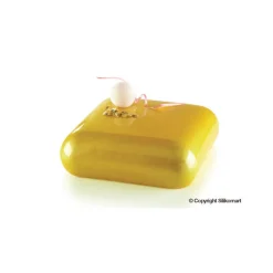 SILIKOMART Moule Silicone|Moule Silicone Carré Bombé 1000ml Professional