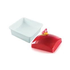 SILIKOMART Moule Silicone|Moule Silicone Carré Sphère 16x16 cm Grand Modèle Professional