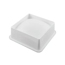 SILIKOMART Moule Silicone|Moule Silicone Carré Sphère 16x16 cm Grand Modèle Professional